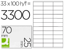 Etiqueta adhesiva Q-connect KF10640 tamao 70x25