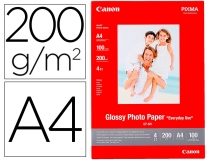 Papel fotografico Canon pixma brillo Din