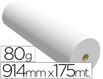 Papel reprografia para plotter 914mmx175mt 