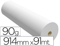 Papel reprografia para plotter 914mmx91mt 