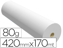 Papel reprografia ppc para planos 420mmx170mt