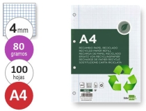 Recambio Liderpapel A4 100 hojas