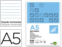 Recambio Liderpapel A5 120 hojas