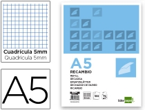 Recambio Liderpapel A5 120