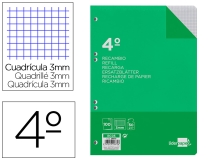 Recambio Liderpapel cuarto 100 hojas 60g  RC05