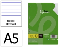 Recambio Liderpapel A5 100 h 100g  RB02