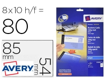 Tarjeta de visita Avery