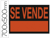 Cartel plastico - se vende-