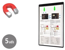 Funda magnetica Tarifold pvc Din 