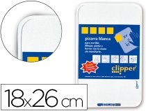 Pizarra blanca Clipper pequea 18x26 