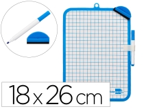 Pizarra blanca Liderpapel 18x26 cm doble  PZ17