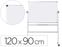 Pizarra blanca Q-connect doble cara melamina