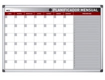 Planning magnetico Bi-office mensual lacado