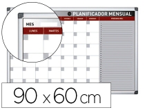 Planning magnetico Bi-office mensual lacado 