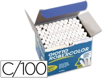 Tiza blanca antipolvo Robercolor caja