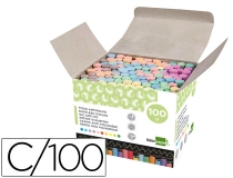 Tiza color antipolvo Liderpapel caja