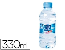 Agua mineral natural Font vella botella