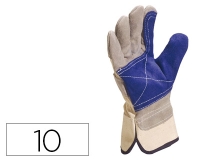 Guantes Deltaplus docker serraje