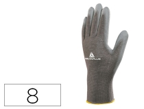 Guantes Deltaplus poliester antideslizante lavable 