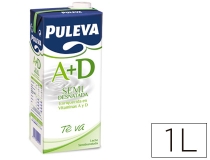 Leche Puleva semidesnatada brik de 