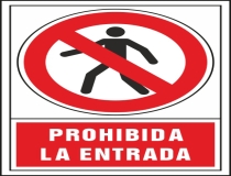 Pictograma Syssa seal de prohibicion prohibida