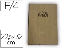 Porta menus Liderpapel pu con