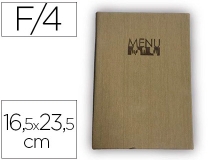 Porta menus Liderpapel pu con