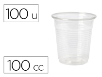 Vaso de plastico transparente